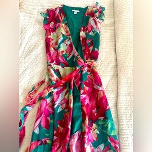Bar III wrap floral dress. Size XXS